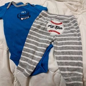 Baseball Outfit bundle of 2